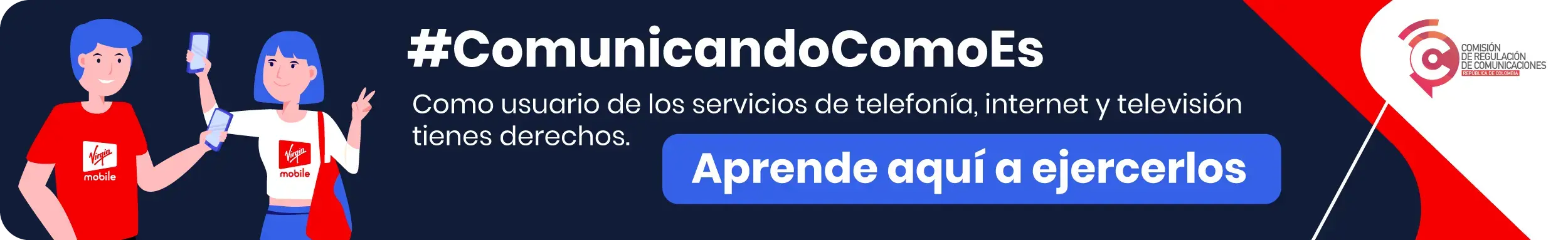 Banner de información regulatoria